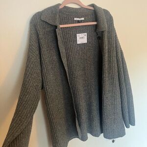 American eagle button up oversized cardigan NWT